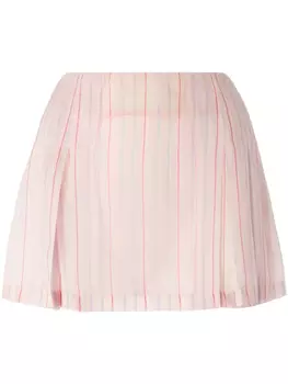 Genny прозрачная юбка мини, розовый