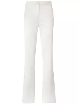 Genny расклешенные брюки, белый