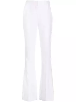 Genny расклешенные брюки Iconic с завышенной талией, белый