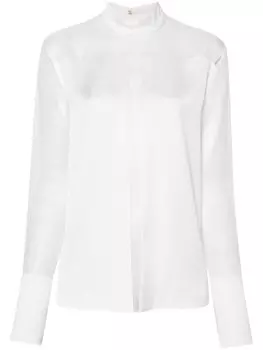 Genny шелковая блузка, белый