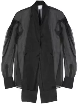 Genny шелковая блузка, черный