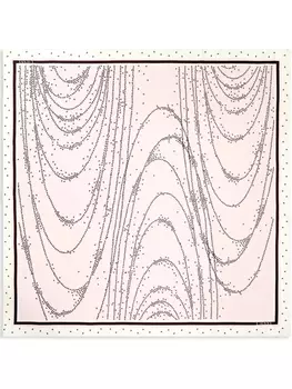 Genny шелковый платок, белый