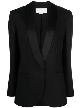 Genny шерстяной блейзер, черный