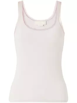 Genny топ с контрастной отделкой, розовый