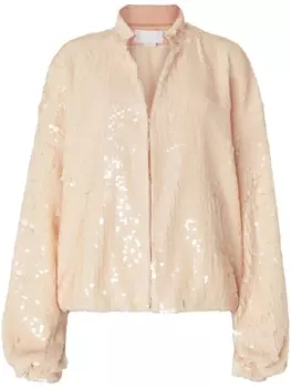 Genny жакет с пайетками, розовый