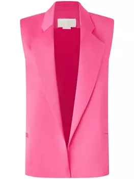 Genny жилет строгого кроя, розовый
