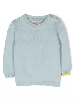 Gensami kids джемпер с контрастной отделкой, синий