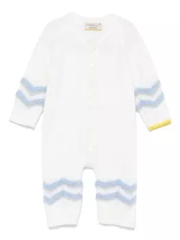 Gensami kids кашемировый ромпер, белый