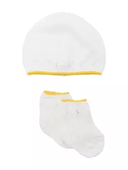 Gensami комплект в рубчик, белый