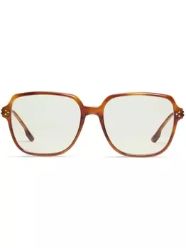 Gentle Monster очки Mua T4 в квадратной оправе, коричневый
