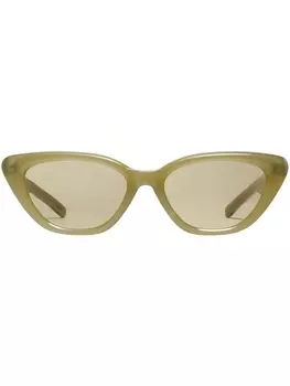 Gentle Monster солнцезащитные очки в оправе 'кошачий глаз', зеленый