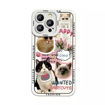 Гены будущего Чехол для телефона Future Genes, Phantom Sand Pink 583505 A3 Kitten with Tulips