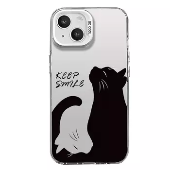 Гены будущего Чехол для телефона Future Genes, IMD-China Red0-583505 Art Raised Head Black Cat