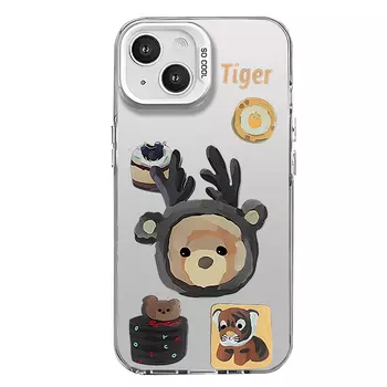 Гены будущего Чехол для телефона Future Genes, IMD-Coral Pink-583505TDL Cute Elk Black A11644