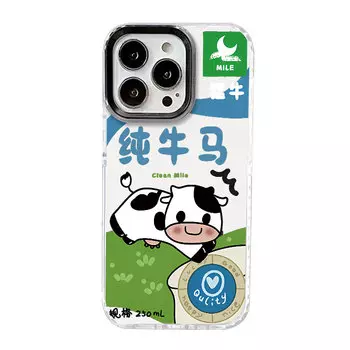 Гены будущего Чехол для телефона Future Genes, Circle Shell-White Edge 0-583505TDL Pure Cow and Horse