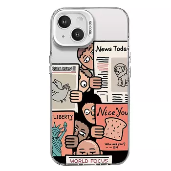 Гены будущего Чехол для телефона Future Genes, IMD-Charm Purple-583505 newspaper onlookers