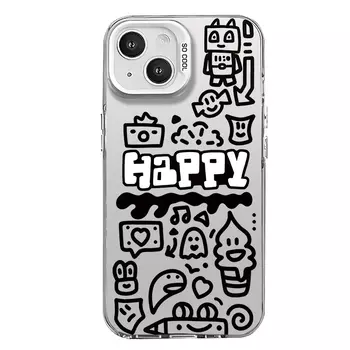 Гены будущего Чехол для телефона Future Genes, IMD-Charm Purple-583505 Graffiti Happy English A10377