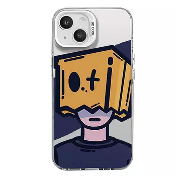 Гены будущего Чехол для телефона Future Genes, IMD-Charm Purple-583505 Carton Man