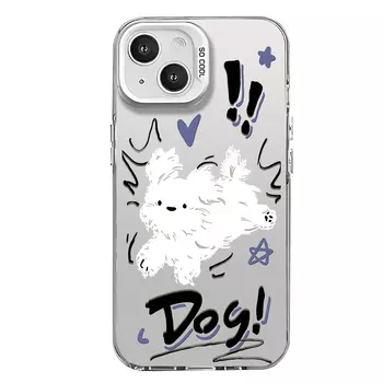 Гены будущего Чехол для телефона Future Genes, IMD-Cangling Green0-583505 English White Dog