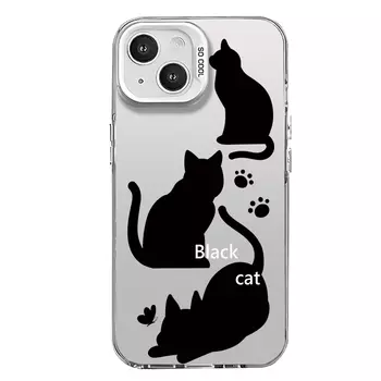 Гены будущего Чехол для телефона Future Genes, IMD-Charm Purple-583505 Black Cat