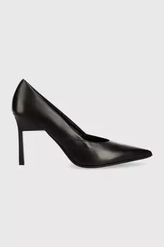 GEO STILETTO PUMP 90 кожаные туфли на каблуке Calvin Klein, черный