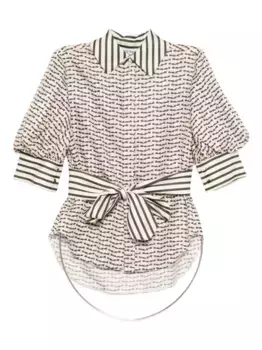 Геометрическая рубашка Dice Kayek, розовый