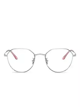 Геометрические очки GIORGIO ARMANI, серебяный