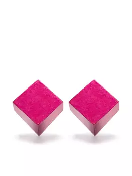 Геометрические серьги Monies, розовый