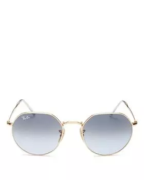 Геометрические солнцезащитные очки, 53 мм Ray-Ban