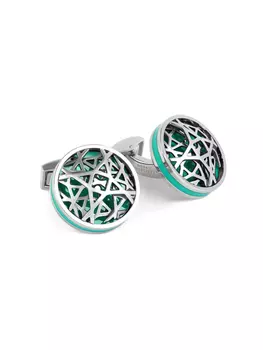 Геометрические запонки Tateossian, серебряный