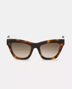 Геометрические женские солнцезащитные очки из ацетата с градиентными линзами Tous, коричневый