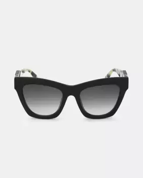 Геометрические женские солнцезащитные очки из ацетата с градиентными линзами Tous, черный