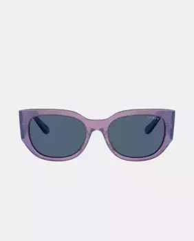 Геометрические женские солнцезащитные очки из ацетата Vogue, фиолетовый