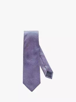 Геометрический шелковый галстук Eton, розовый