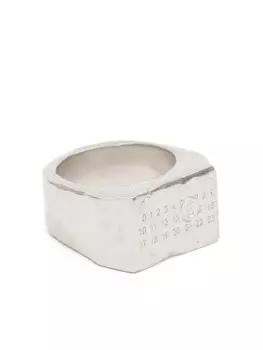 Геометричное кольцо MM6 Maison Margiela, серебряный