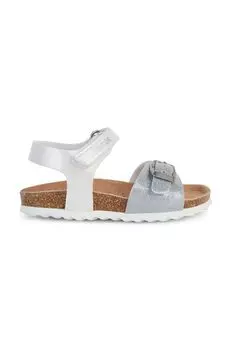 Geox Детские сандалии SANDAL CHALKI, серебряный