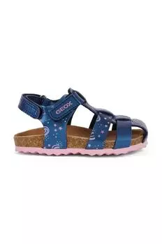 Geox Детские сандалии SANDAL CHALKI, военно-морской