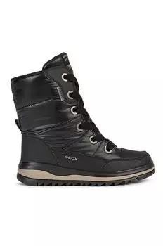 Geox Детские зимние ботинки, черный