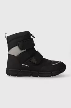 Geox Детские зимние ботинки, черный