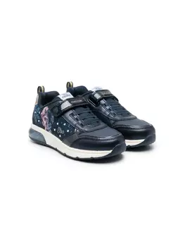 Geox Kids кроссовки с принтом Spaceclub Elsa, синий