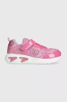 Geox Кроссовки ASSISTER x Disney, розовый