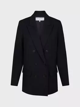 Gerard Darel Полосатый полушерстяной блейзер Nicole, темно-синий