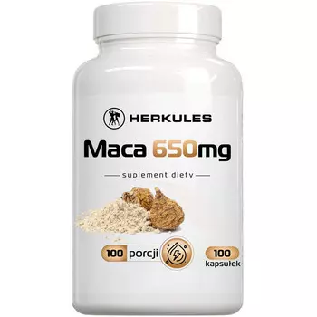 Геркулес, Мака 650 мг, Биологически активная добавка, 100 капсул Herkules