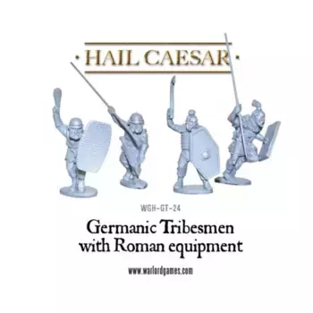 Германские соплеменники с римским снаряжением, Hail Caesar - Germanic (28mm)