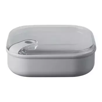 Герметичная квадратная плоская коробка Omada, серый