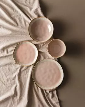 Гермия, X00016232000, сервиз обеденный (18 предметов), пудра, 25 х 25 см Hermia Concept