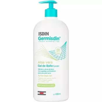 Germisdin Алоэ Вера Антисептический гель для душа без мыла 1000мл, Isdin