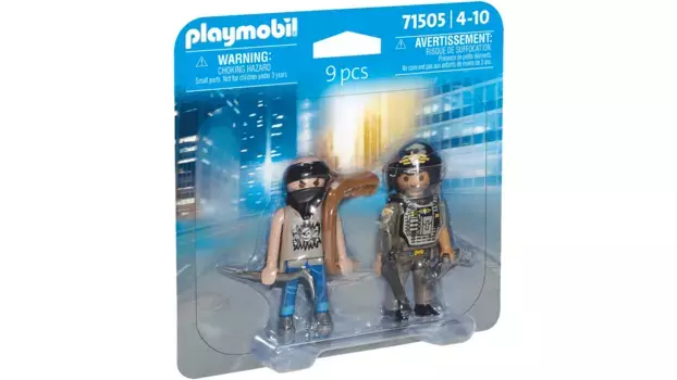 Герои экшена swat & bandit Playmobil