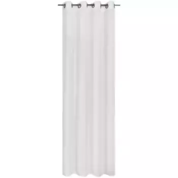 Герстерская штора «Елена», (1 шт.), штора на люверсах однотонная с люверсами Gerster, белый