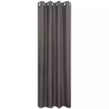 Герстерская штора «Laurin», (1 шт.), ВхШ: 235x140, штора на люверсах из декоративной ткани, однотонная Gerster, серый